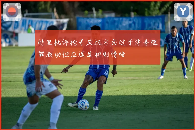 特里批评枪手庆祝方式过于浮夸理解激动但应适度控制情绪